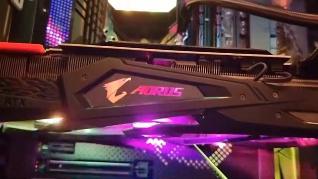Gigabyte Aorus GeForce RTX 2070 Super-Подсветка1 смотреть онлайн