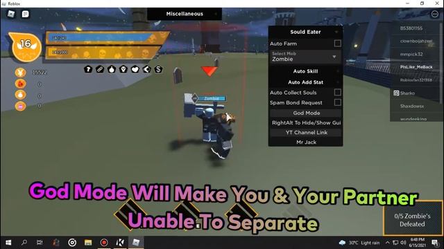 [WORKING!]ROBLOX SOUL EATER GUI SCRIPT 2021 | AUTO FARM, AUTO QUEST, GOD MODE & MORE | PASTEBIN смотреть онлайн