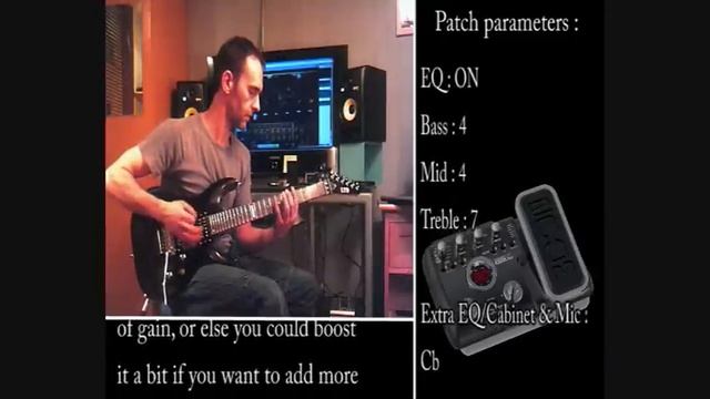 Avenged Sevenfold's guitar tone / Zoom G2.1U patch смотреть онлайн