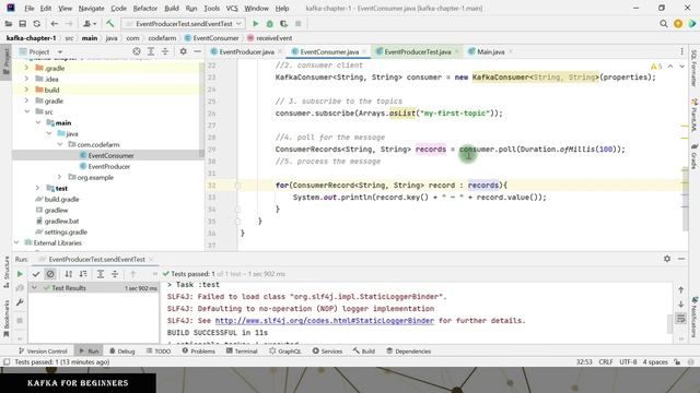 Writing Java Consumer Client for Kafka || Chapter 1 || Day 9 смотреть онлайн