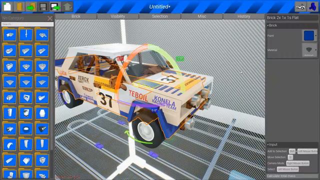 Жизнь механика в Brick Rigs:Нашёл ралийный ВАЗ-2107 и востановил его. смотреть онлайн