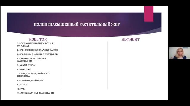 Чем грозит избыток и дефицит жирных кислот в вашем организме? смотреть онлайн
