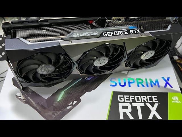 MSi RTX3090 TI SUPRIM X распаковка и тест в играх часть 1