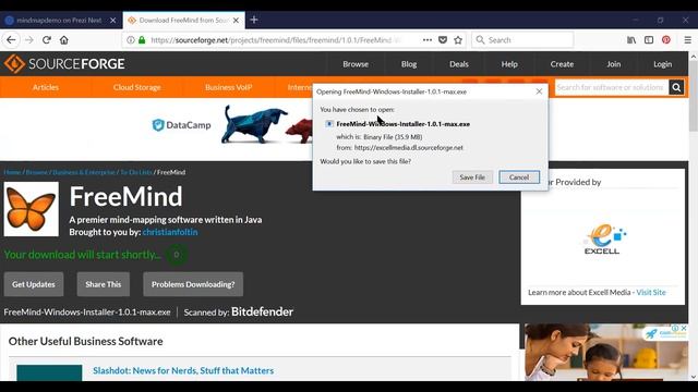 Freemind Mind-Mapping Software Installation смотреть онлайн