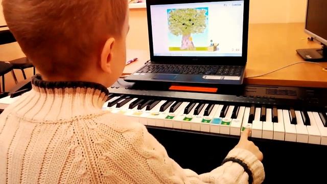 Знакомство с клавиатурой фортепиано смотреть онлайн