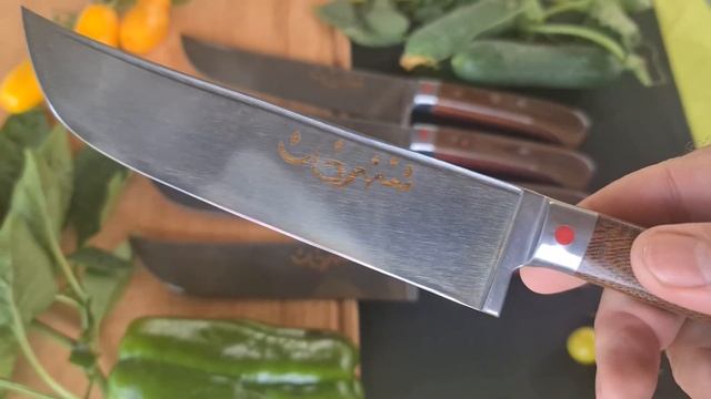 Узбекский нож из стали ШХ-15, рукоять накладки из текстолита, г. Шахрихан. Пчак из углеродки @p4aki смотреть онлайн