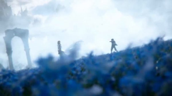 Final Fantasy XV - Lunafreya and Noctis Flower Scene