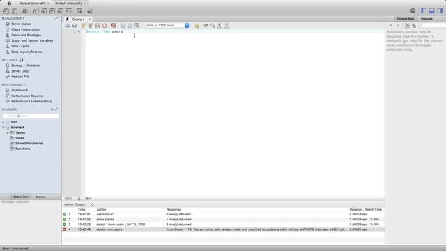 MySQL for Beginners 009: Deleting All the Data in a Table смотреть онлайн