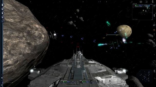 X3:AP 3.0 XRM Capital Ships Asteroid Field Fight. смотреть онлайн