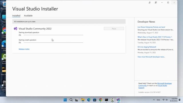 Visual Studio is missing necessary components. Please re-run the Visual Studio installer . смотреть онлайн