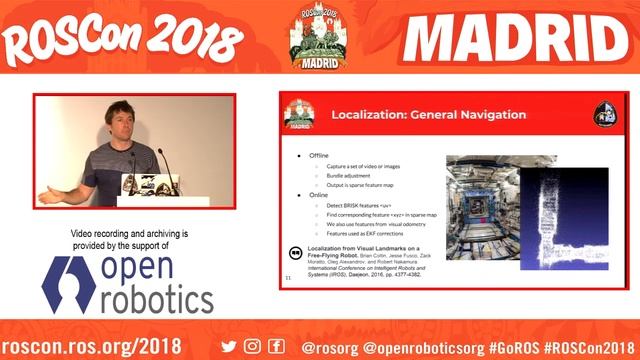 ROSCon 2018 Madrid Astrobee ROS based Flight Software for a Free flying Robot in Microgravity смотреть онлайн