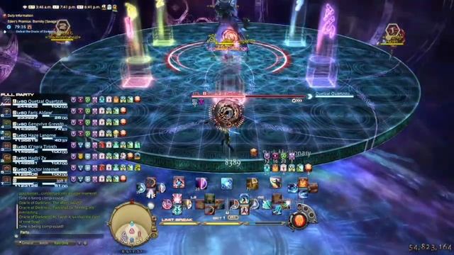 FFXIV - Eden’s Promise Eternity Savage (Oracle Of Darkness) - GNB POV - Clear смотреть онлайн