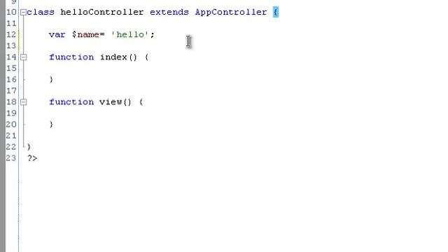 CodeLobster PHP Edition CakePHP Tutorial смотреть онлайн