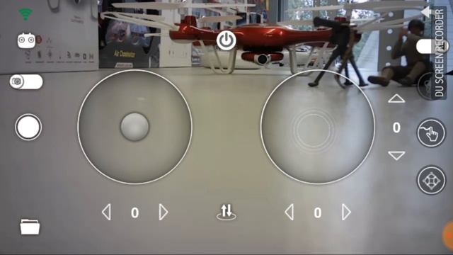 Интерфейс приложения Syma Fly(полеты на Syma X5UW-D) смотреть онлайн