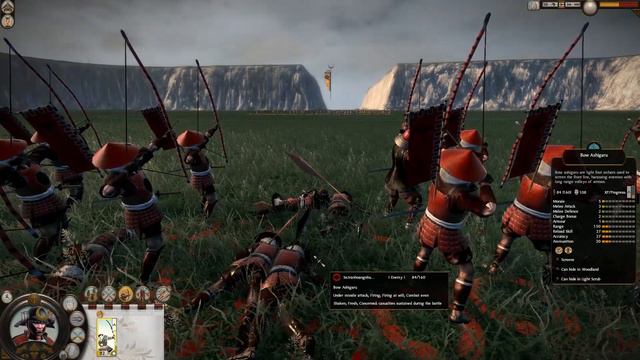 Total War: SHOGUN 2 1vs1: Bow Ashigaru (IKKO IKKI VS Standard) смотреть онлайн