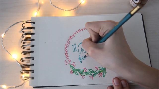 ОФОРМЛЕНИЕ Скетчбука, ЛД || ЗИМА смотреть онлайн