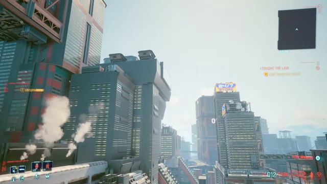 Cyberpunk 2077 Actual Flying Car Ride смотреть онлайн