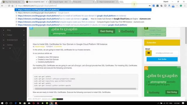 How to Install SSL Certificates in Ubuntu VM Instance Google Cloud Platform смотреть онлайн
