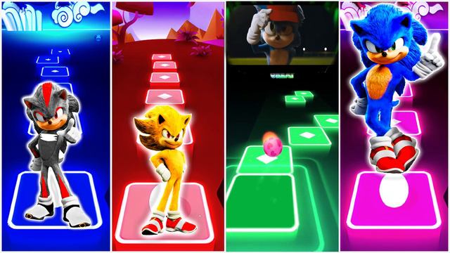 Sonic Prime The Hedgehog || Tiles Hop EDM Rush🔥 смотреть онлайн