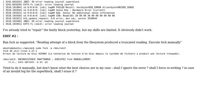 Raspberry Pi: RPi2 : Kernel panic after updating, unable to mount fs on unknown block (179,2) смотреть онлайн