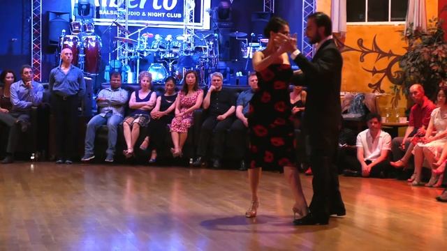 Maria Filali & Gianpiero Galdi @ Milonga @ Alberto's 2017 April 23 Demo 1 Of 3