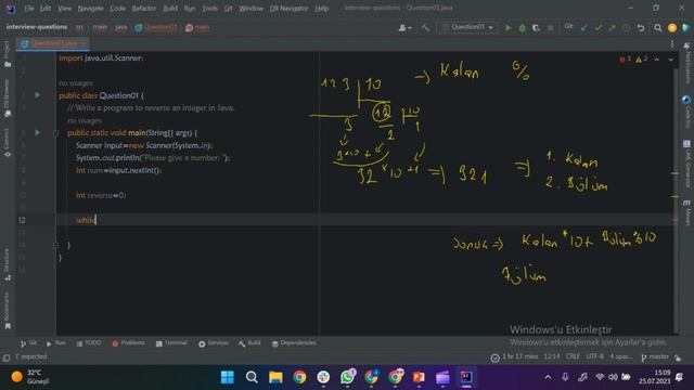 Write a code to reverse integer in java смотреть онлайн