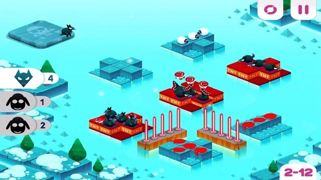 Divide By Sheep - Ice World 2-12 Walkthrough смотреть онлайн