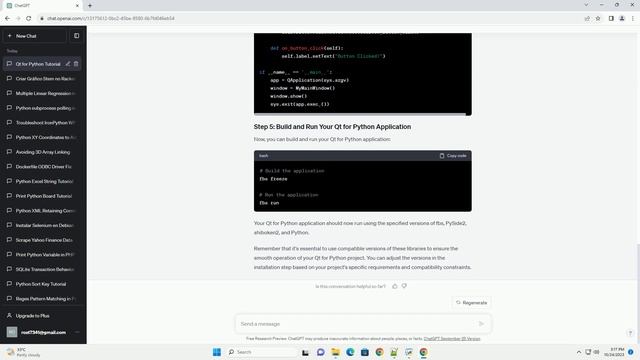 Which versions of fbs PySide2 shiboken2 and python do you use to distribute Qt for Python project смотреть онлайн