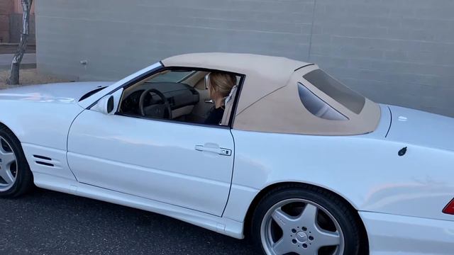 2001 Mercedes Benz SL500 Top Operation Video смотреть онлайн