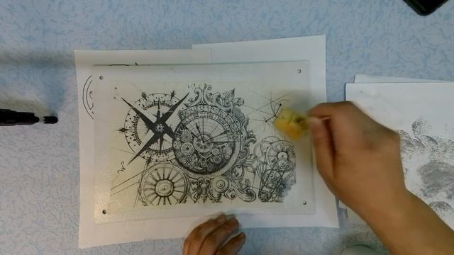 Стильные настенные часы быстро и легко. Крутая переделка старых часов. Декор часов своими руками. смотреть онлайн