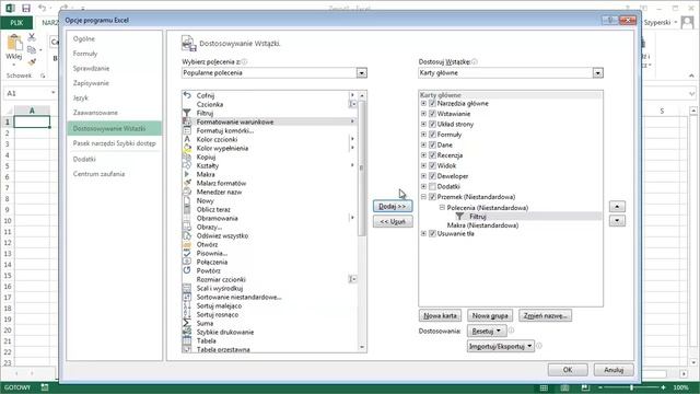 Dostosowywanie Wstążki - Kurs: Excel Dla Zaawansowanych смотреть онлайн