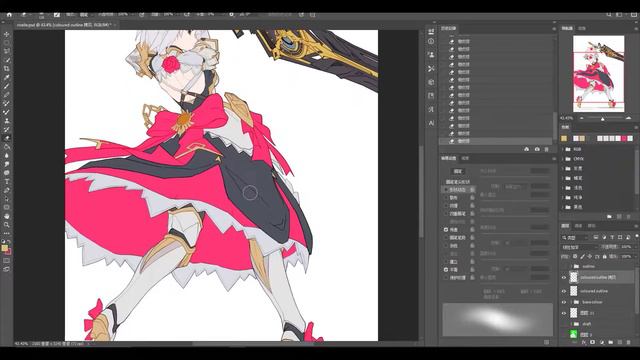 Genshin Noelle Speed Art смотреть онлайн