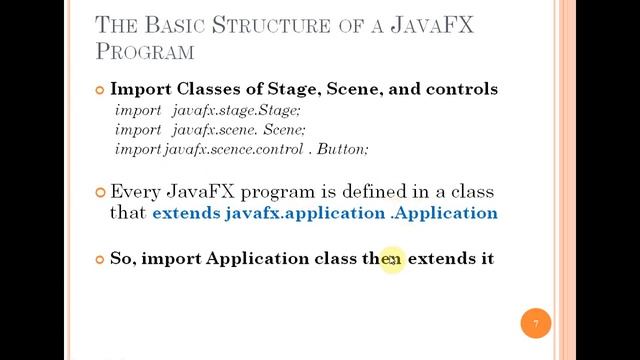 LEC08_part1_introduction to graphical user interface in Java using javafx смотреть онлайн