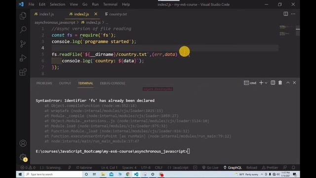 asynchronous file reading смотреть онлайн