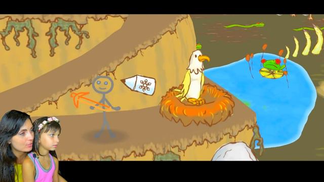 ПРИКЛЮЧЕНИЕ маленького СТИКМЕНА #3 ВЕСЕЛАЯ ИГРА как мультик детский летсплей смотреть онлайн