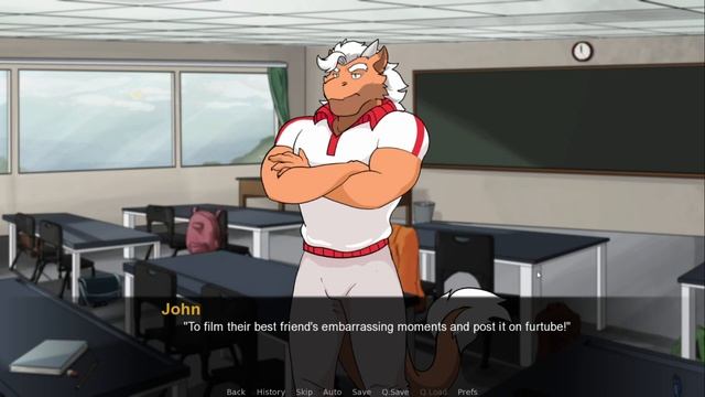A really quick look at: Socially Awkward (Furry Visual Novel) смотреть онлайн