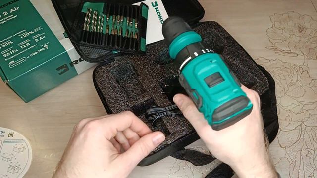 Аккумуляторная дрель шуруповерт Rokodil Twist 2 Air Мощный и компактный смотреть онлайн