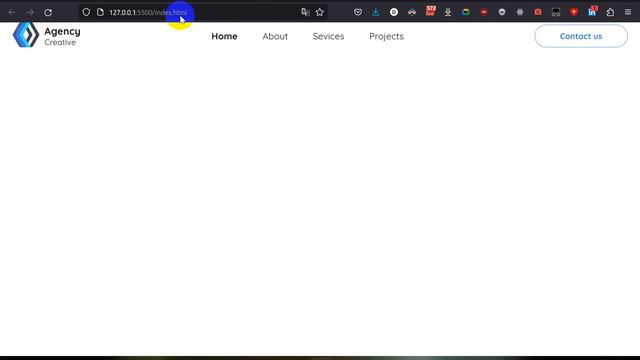 HTML/CSS || Creative Agency landing - часть 1 смотреть онлайн