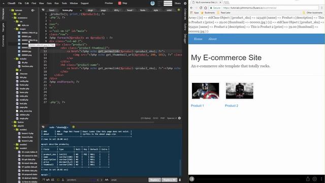 PHP E-commerce Script: Build the Website Template With Bootstrap смотреть онлайн