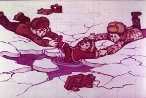 В.Драгунский. Пожар во флигеле, или Подвиг во льдах...