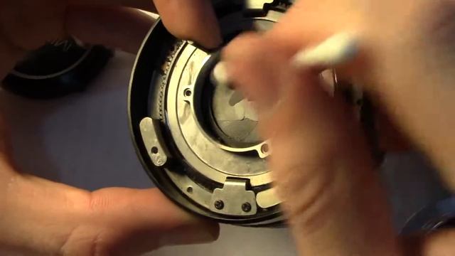 Чистка диафрагмы объектива Minolta AF 50mm F/1.7