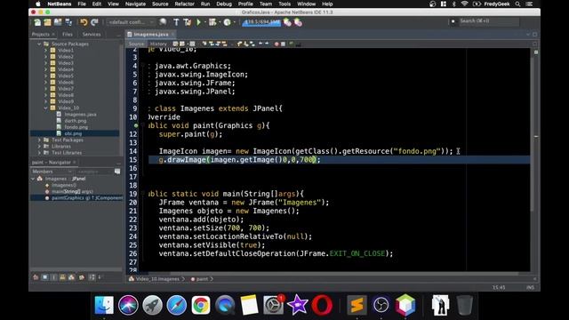 Gráficos en Java - Parte 10 Imágenes en JPanel, JFrame смотреть онлайн
