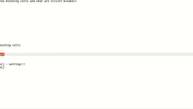 Explain asynchronous non blocking calls and what are circuit breakers смотреть онлайн
