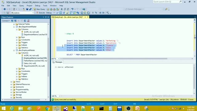 Primary /Foreign Key ,Default Constraints using SQL Server with Example смотреть онлайн