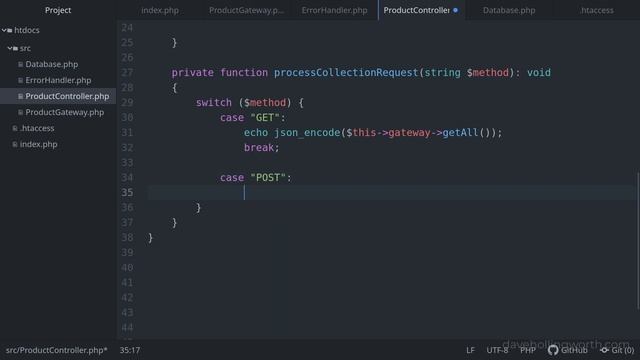 Create a PHP REST API : Write a RESTful API from Scratch using Plain, Object-Oriented PHP and MySQL смотреть онлайн