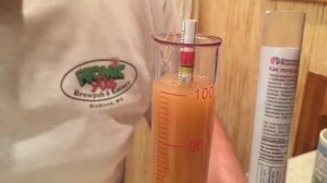 Замер плотности пива ареометром  Better Brew