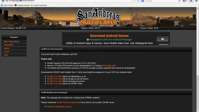 Kako skinuti Samp/SanAndreasMultiPlayer смотреть онлайн