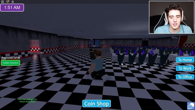 GOLDEN FREDDY!! - FNAF PIZZERIA TYCOON IN ROBLOX смотреть онлайн