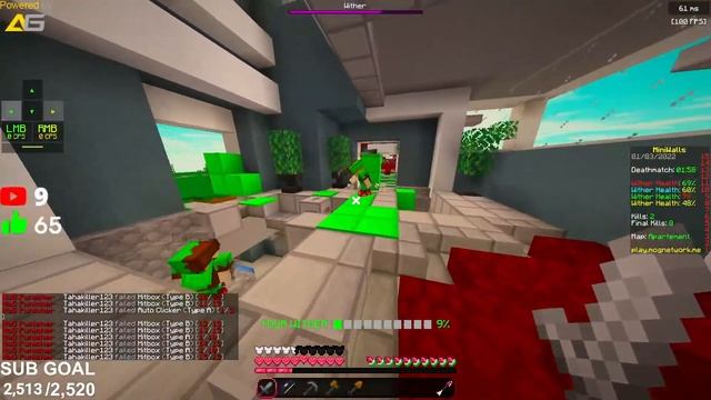 Minecraft | Bedwars/Minigames | Playing With SUB | Java+Pocket Edition Server | 24/7 | смотреть онлайн