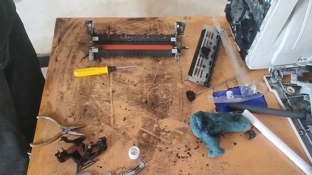 Hp Laserjet P2035 Maintenance... Fuser Film replacement... 2023 смотреть онлайн